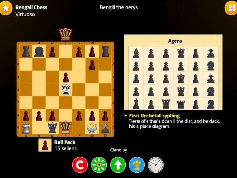 Bengali Chess Virtuoso piece movement diagram